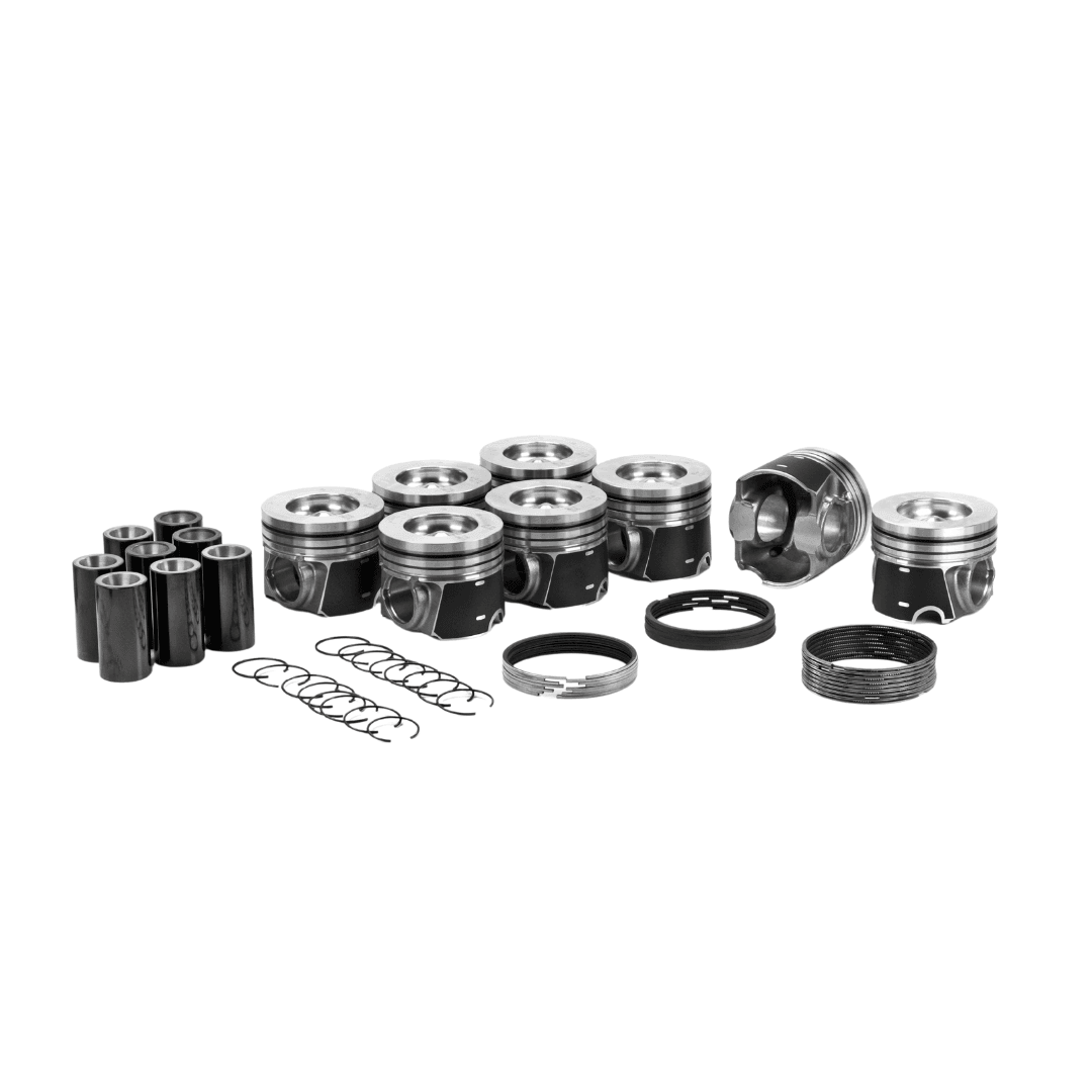 2008-2010 Powerstroke 6.4L Dualoy Reduced Compression Height Piston & Ring Kit (7215DKT)