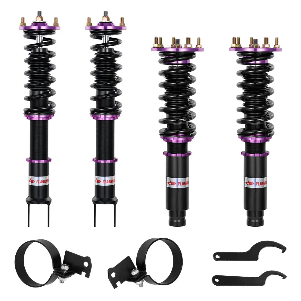 For 2008-2012 Honda Accord Coilover Shock Absorbers Struts 4PCS Flashark