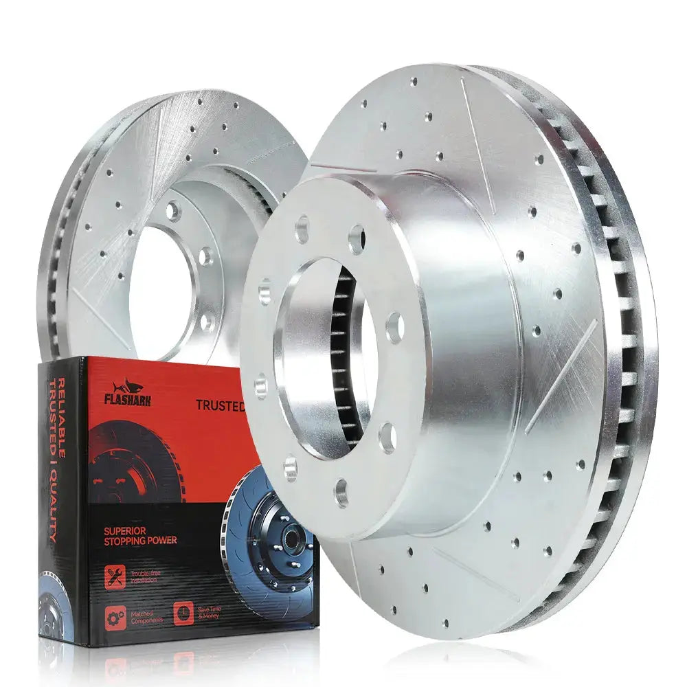 For 2009-2018 Dodge Ram 2500 3500 Brake Rotors and Pads Kit - Front and Rear
