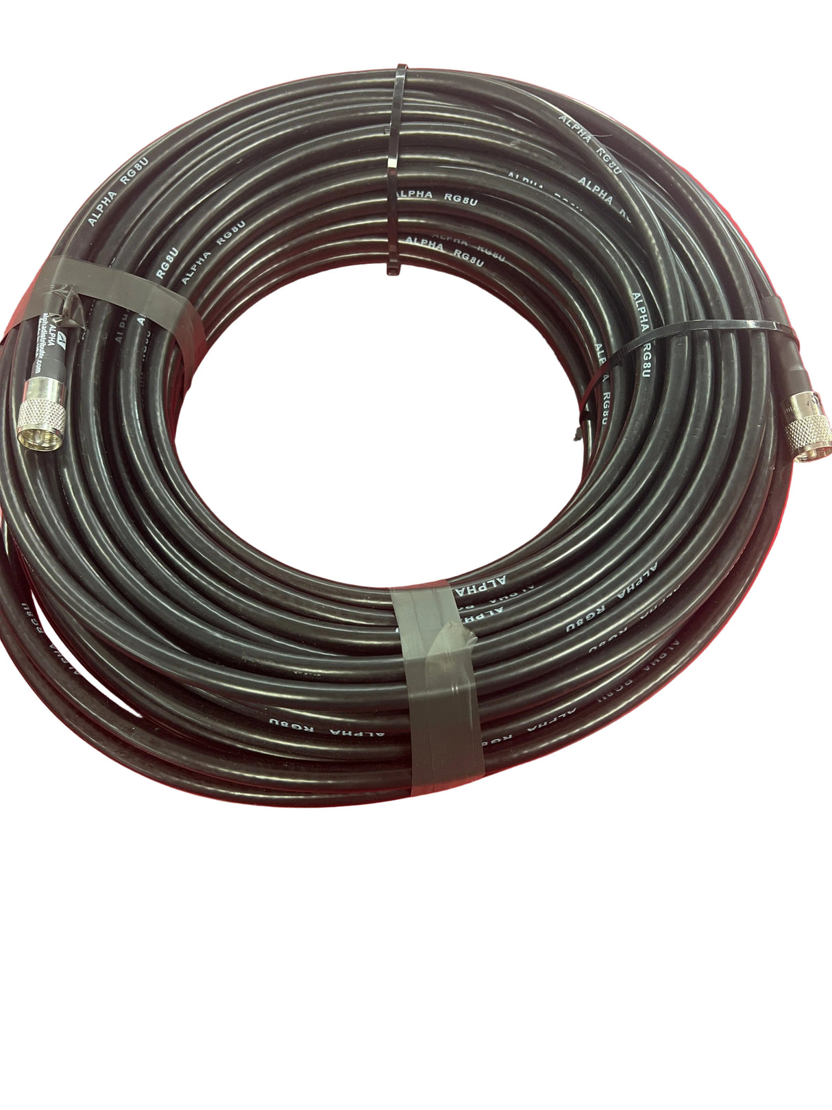 200 ft RG8U Coaxial Cable with PL-259 Connectors Generic