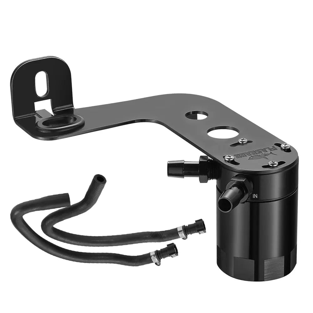 For 2010-2015 Chevrolet Camaro SS(Manual) Baffled Oil Catch Can PCV Side Flashark