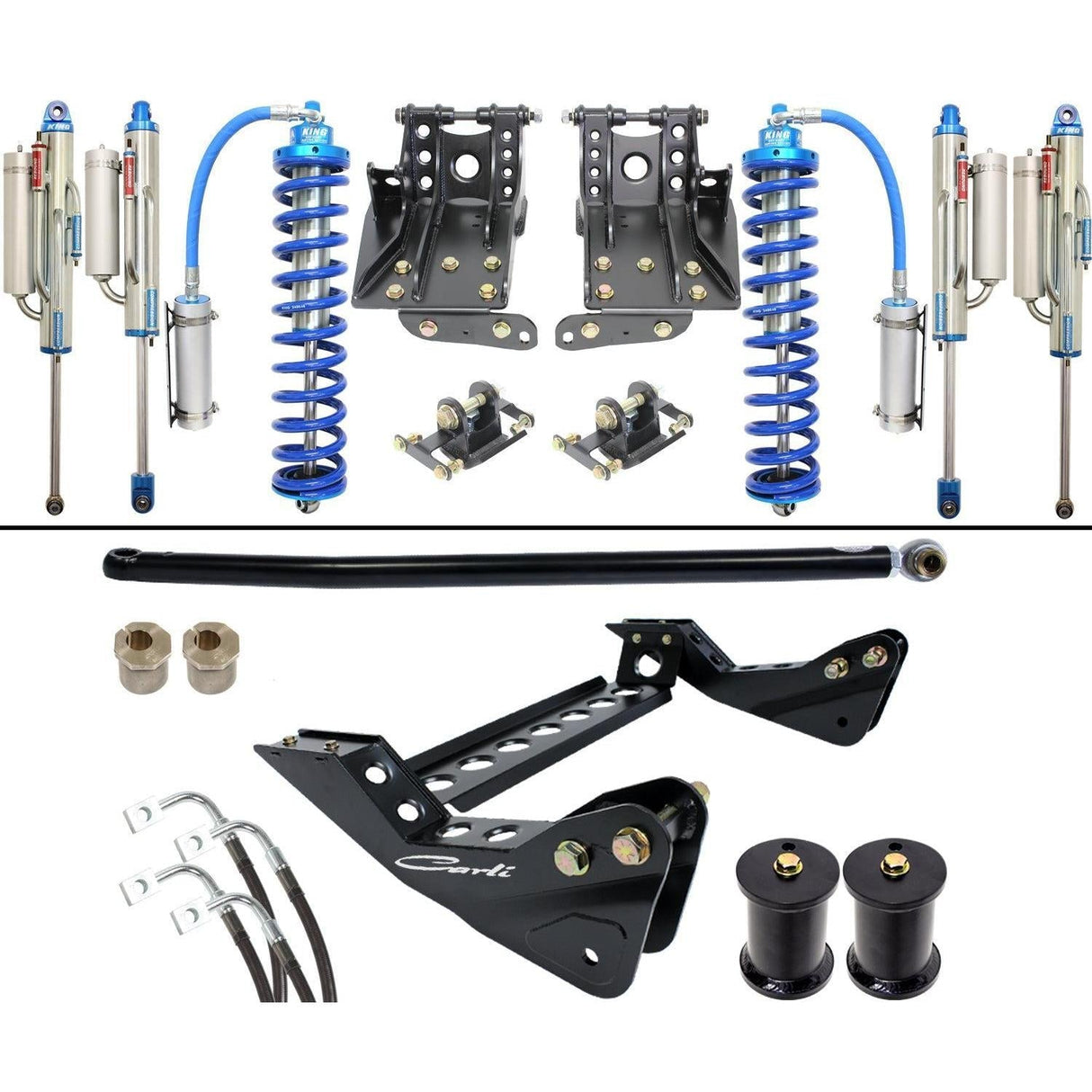2011-2016 Powerstroke 2.5 Bypass King Coilover 4.5” Lift Kit (CS-F45-CO25-BYP-11)