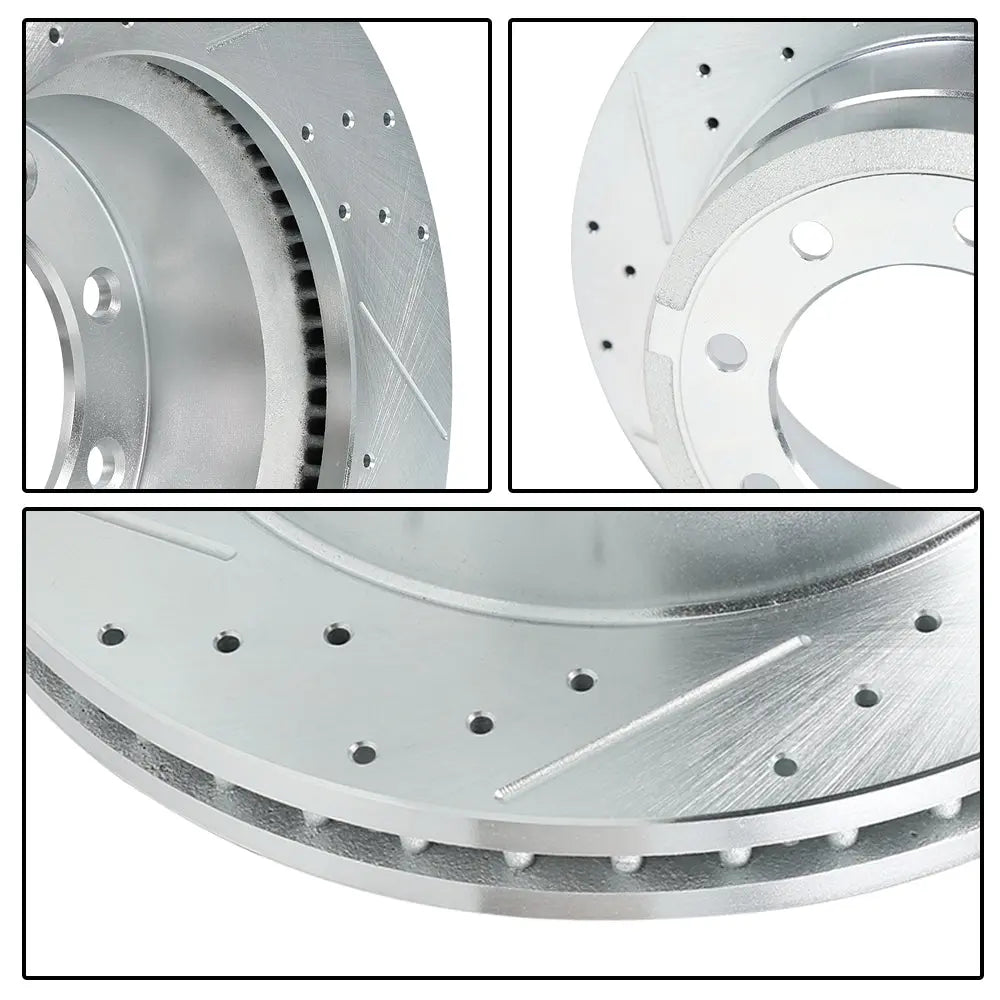 2011-2019 Chevy Chevrolet Silverado GMC Sierra 2500 3500 Disc Brake Rotors - Front and Rear