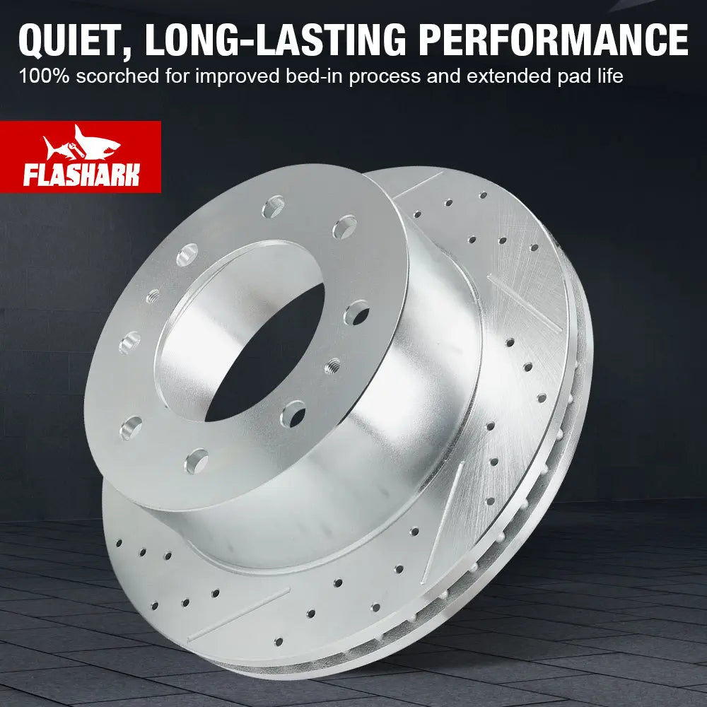 2011-2019 Chevy Chevrolet Silverado GMC Sierra 2500 3500 Disc Brake Rotors - Front and Rear