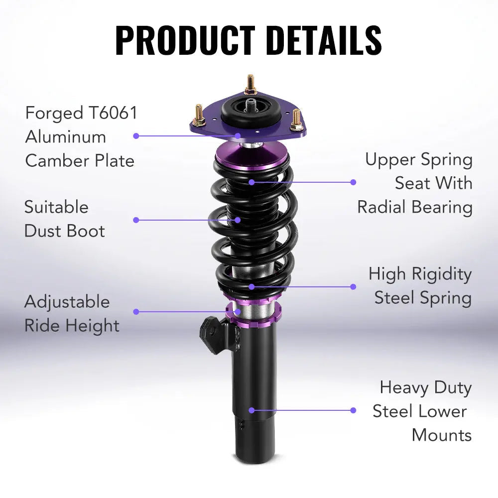 2015-2021 Volkswagen GTI (MK7) 32-Way Damping Coilover Shock Absorbers Struts | Flashark