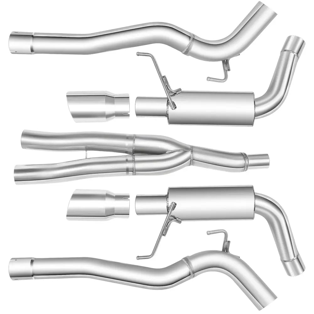 Catback Exhaust System For 2015-2023 Ford Mustang 2.3L EcoBoost W/ N1 Muffler Tip