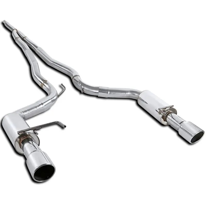 Catback Exhaust System For 2015-2023 Ford Mustang 2.3L EcoBoost W/ N1 Muffler Tip Flashark