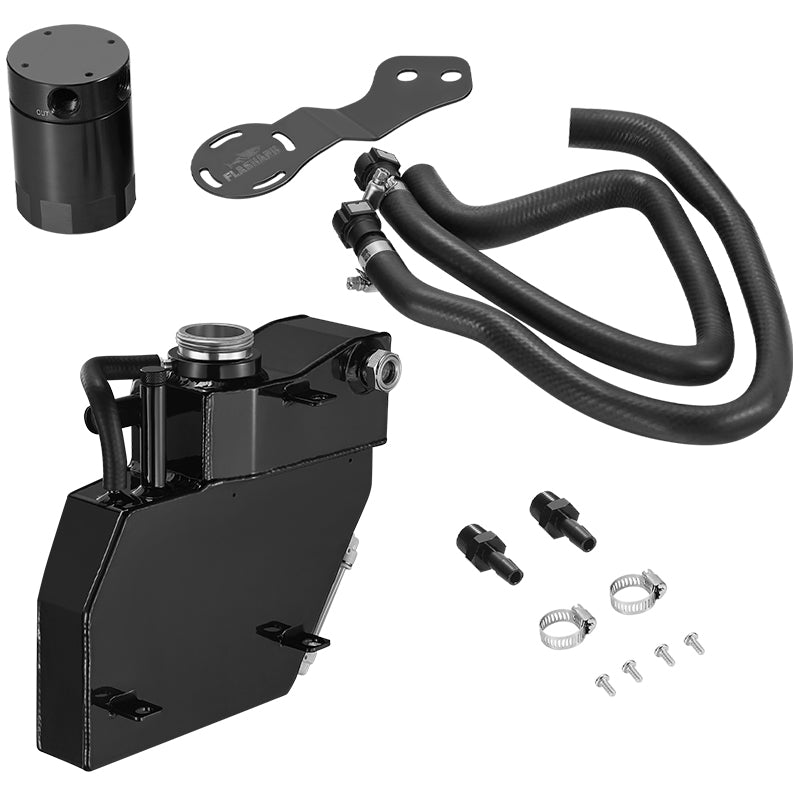 For 2016-2024 Chevrolet Camaro SS for Baffled Oil Catch Can PCV Side Flashark