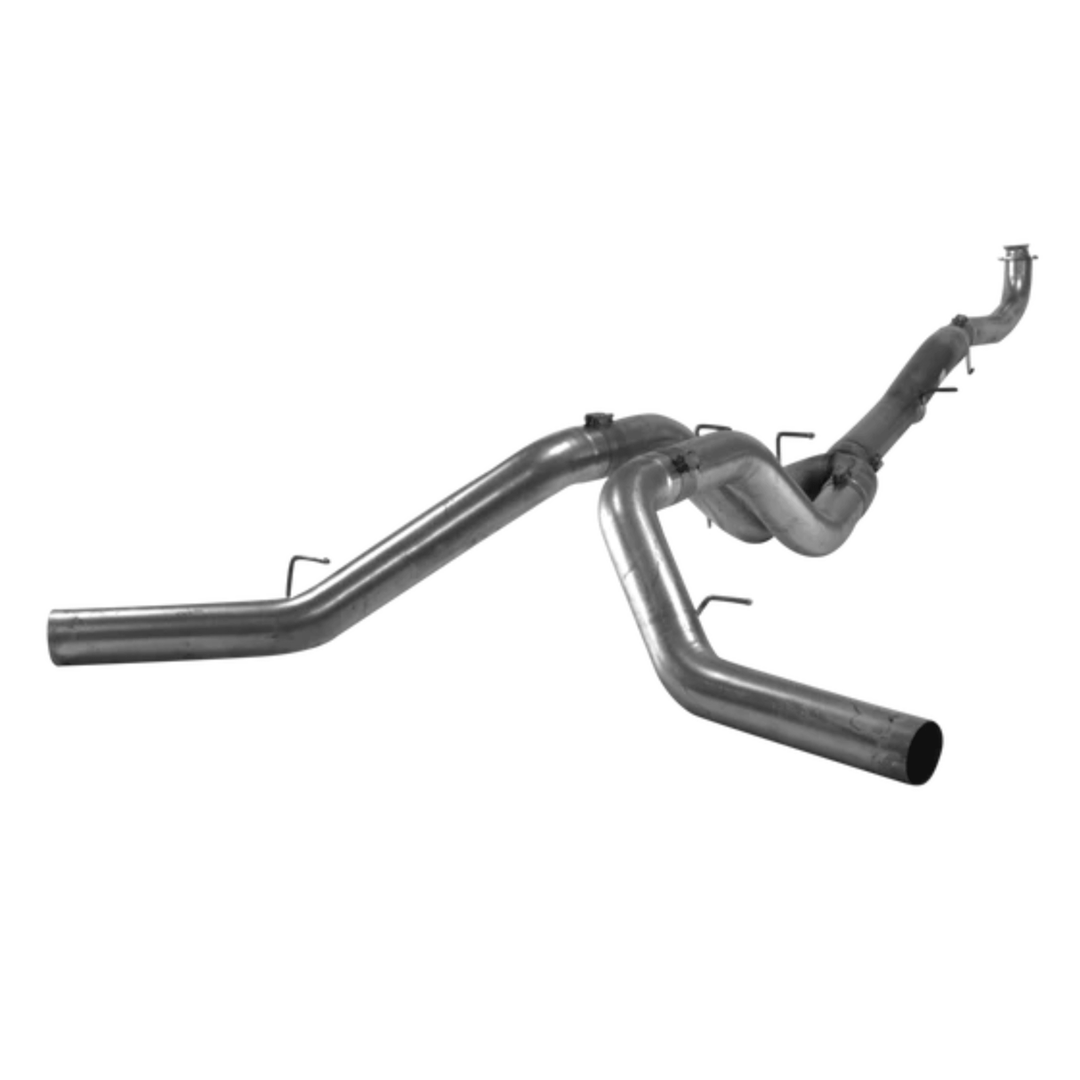 2017-2019 Duramax L5P 5" Downpipe Back Dual Exhaust No Muffler (531015)