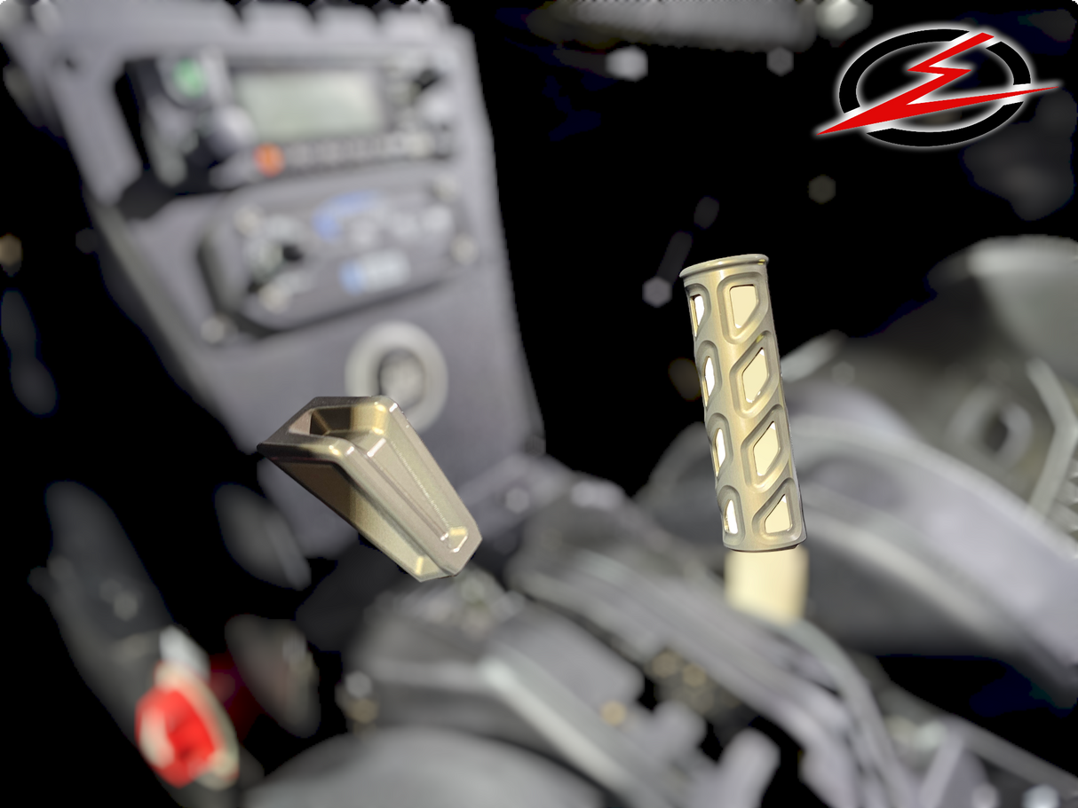 2017 to Current Can-Am X3 Maverick EOD Shift Knob Anodized Gun Metal Finish www.elektricoffroad.com