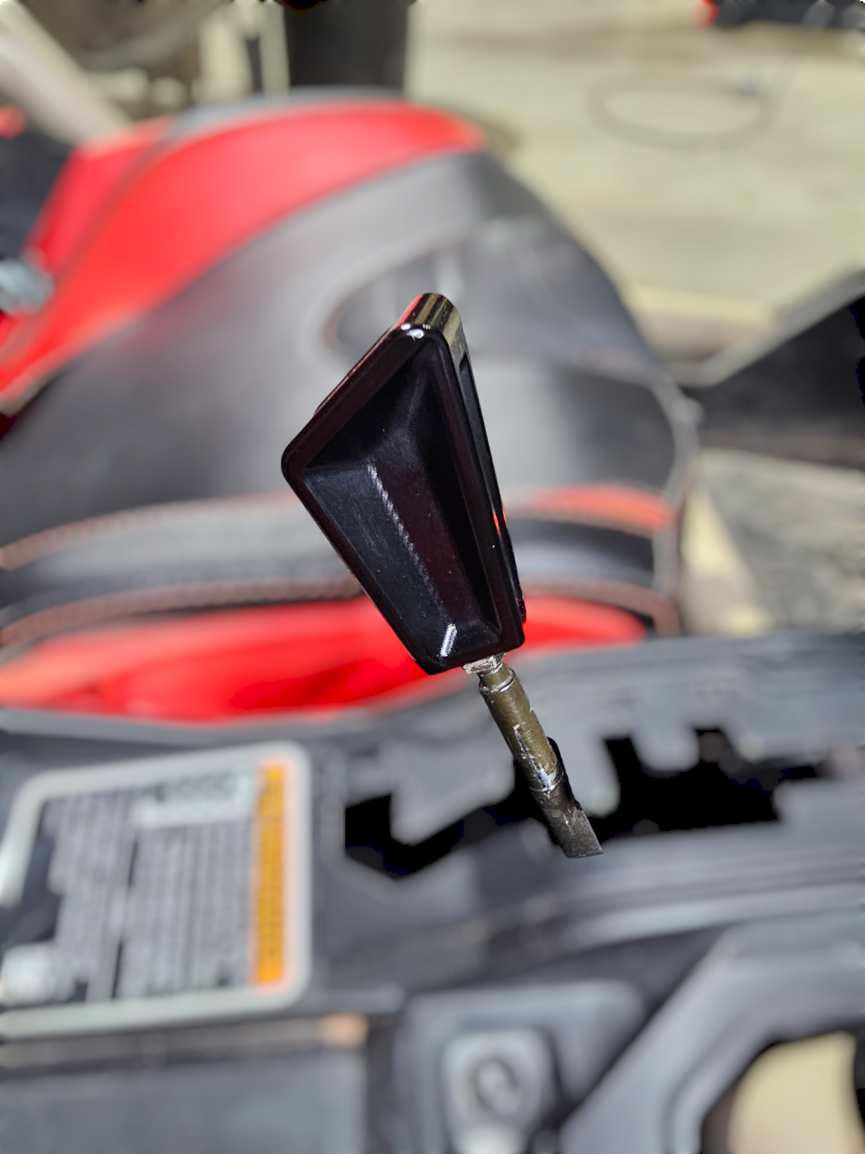 2017 to Current Can-Am X3 Maverick EOD Shift Knob Anodized Black Finish www.elektricoffroad.com