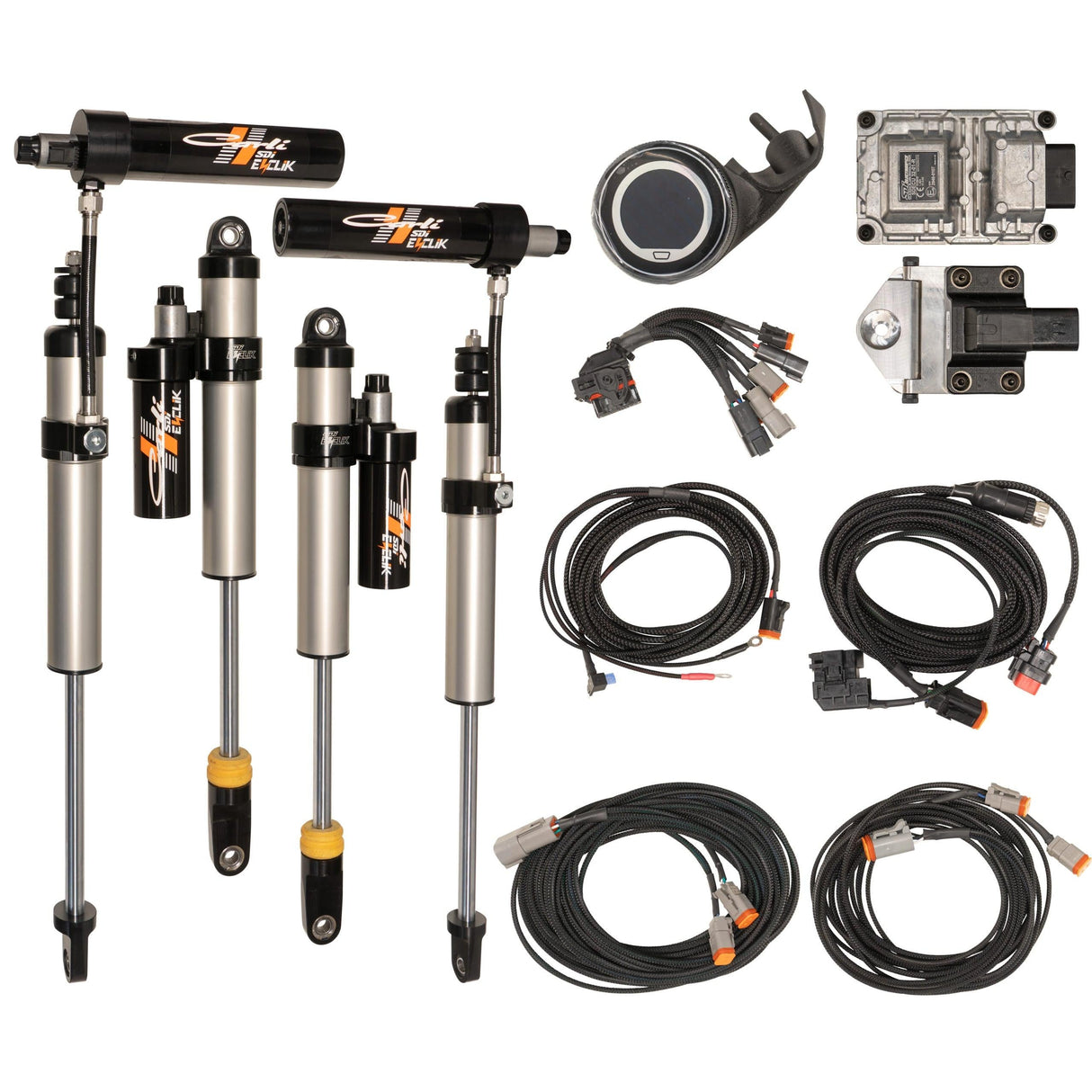 2020-2024 Powerstroke E-Venture Shock Package w/ 1.5-3.5" Lift (CS-FEV25SPKG-LVL-20-GAS)