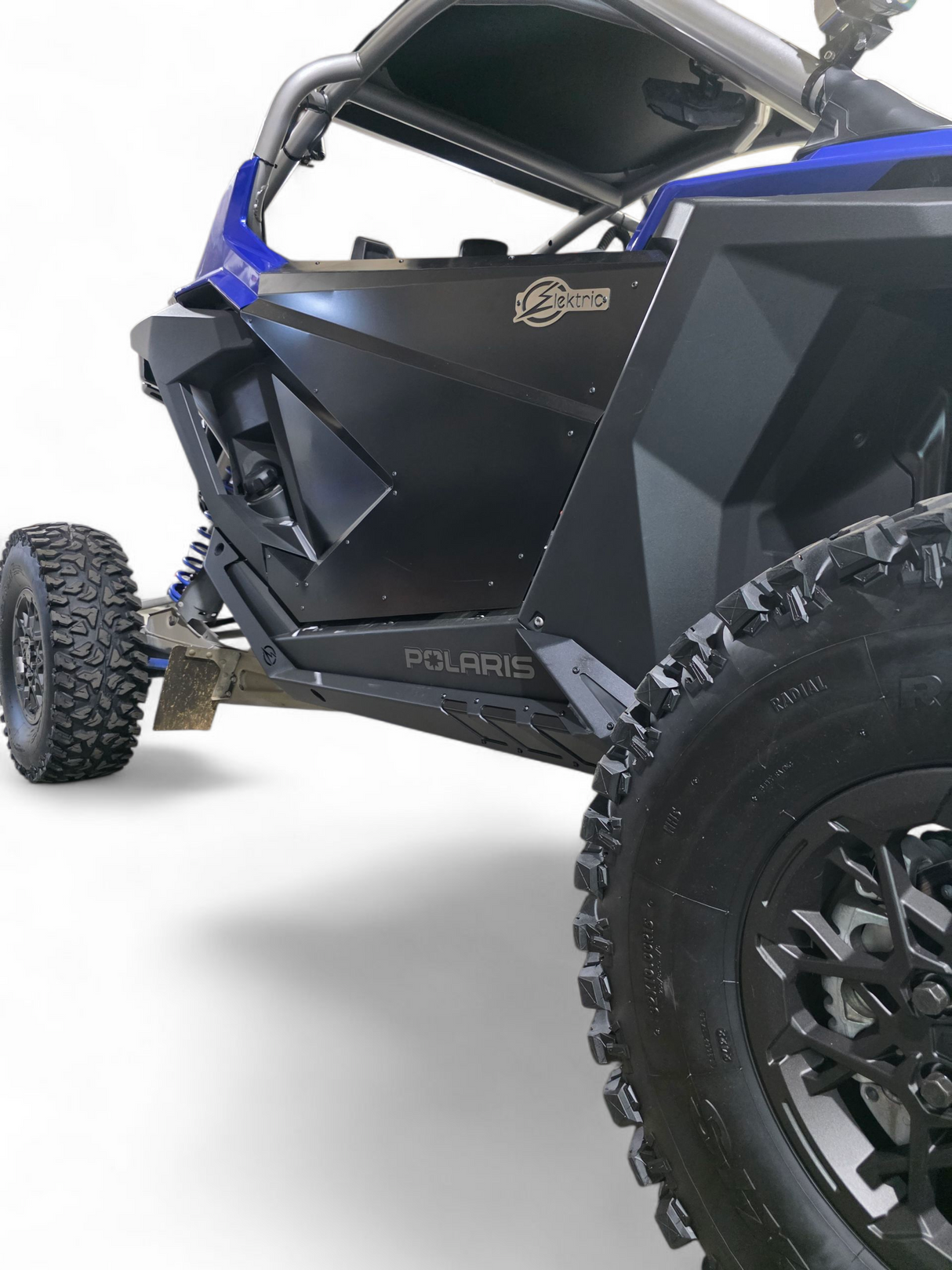 2020+ Polaris Rzr Pro XP, 2022+ Pro R/Turbo R, 2025+ Pro R/Pro S Rock Guards (2 Seat) www.elektricoffroad.com