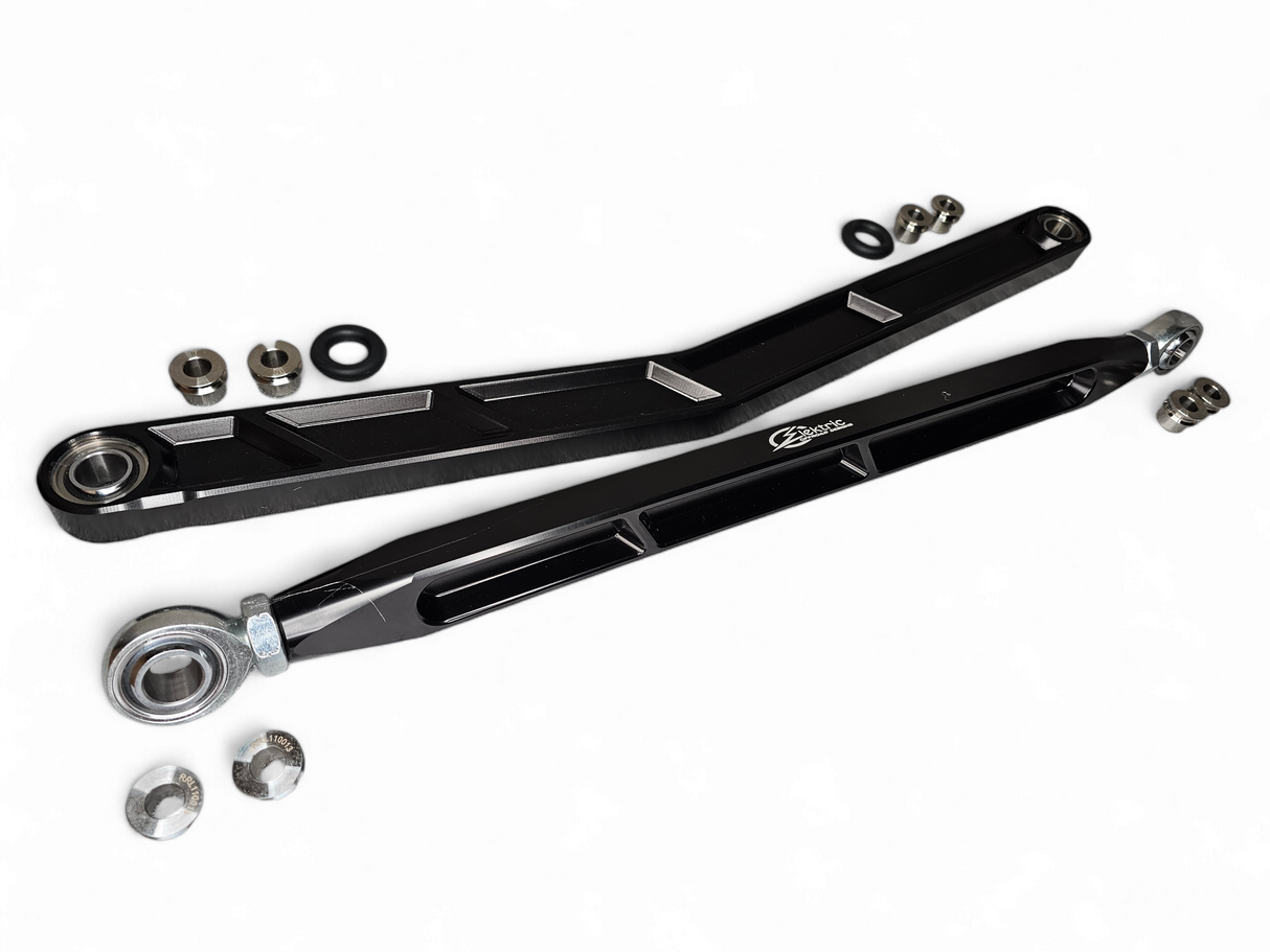 2020 to Current Polaris RZR Pro XP Radius Rods in Black Finish www.elektricoffroad.com