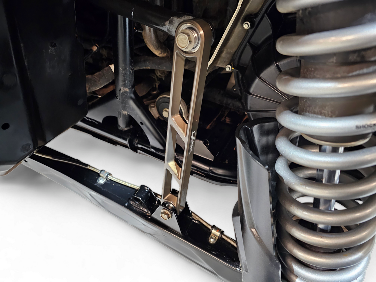 2020 to Current Polaris RZR Pro XP Rear Sway bar Link in Gun Metal Finish www.elektricoffroad.com