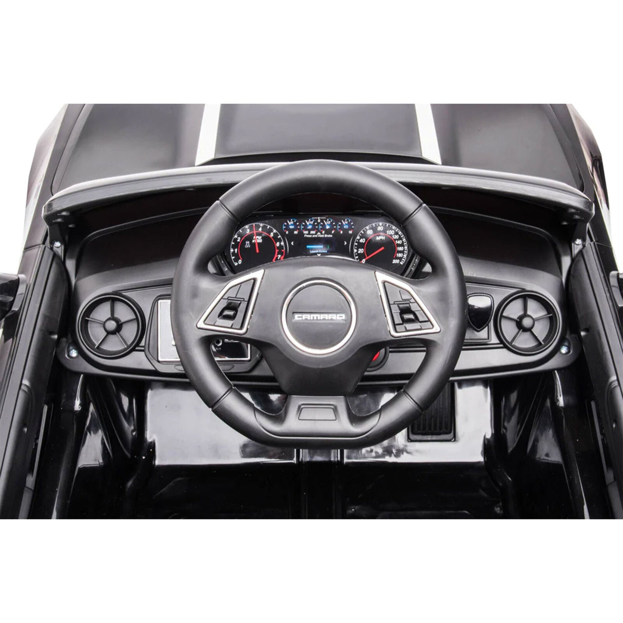 2021/2022 Chevy Camaro Racing 2SS Battery Powered Ride On Car Toy - Black Edition