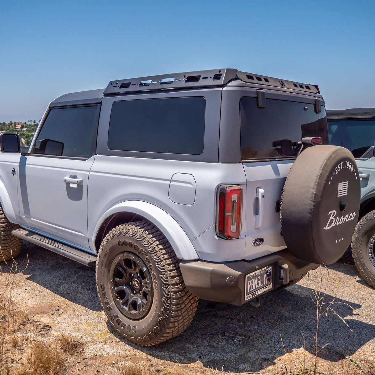 2021-2026 Ford Bronco 2 Door Hard Top Half Roof Rack Turn_Offroad