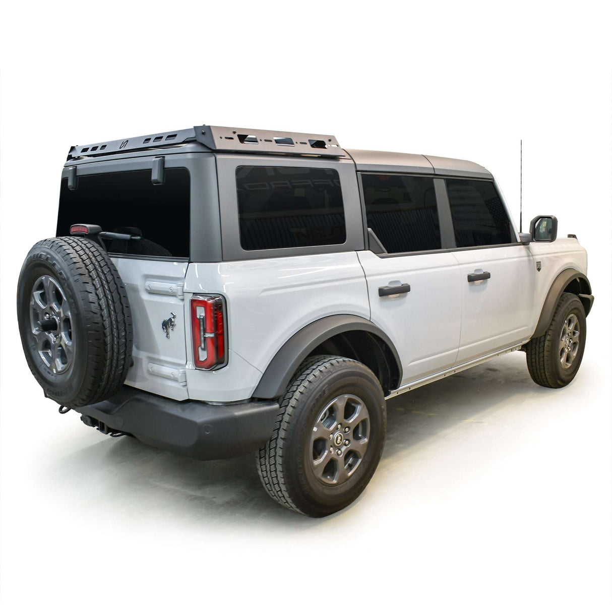 2021-2026 Ford Bronco 4 Door Hard Top Half Roof Rack Turn_Offroad