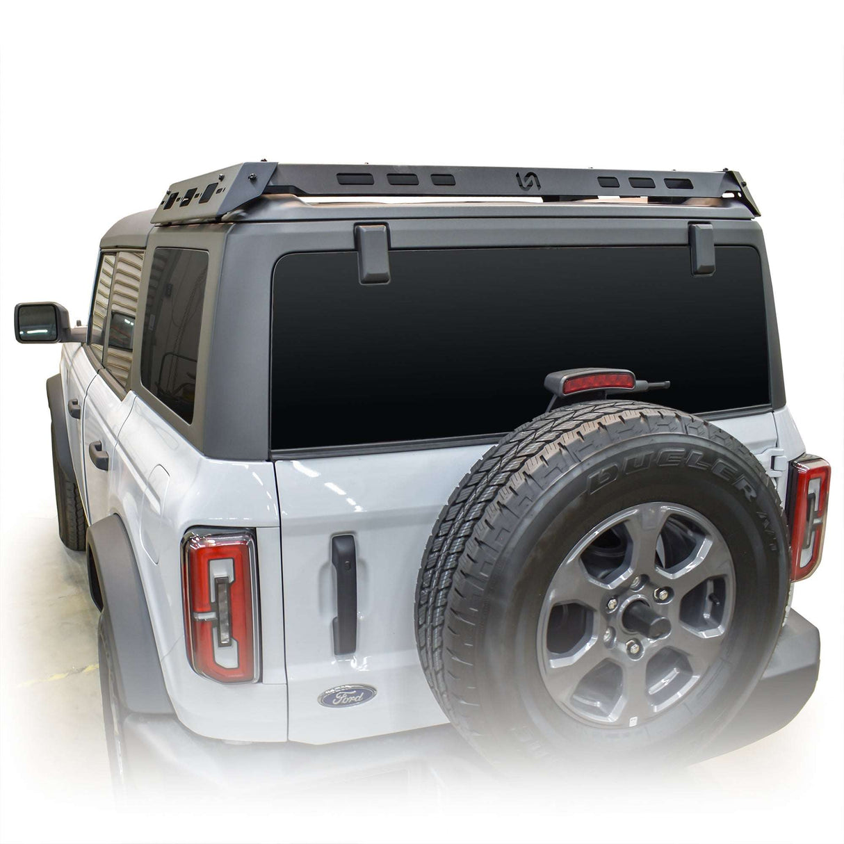 2021-2026 Ford Bronco 4 Door Hard Top Half Roof Rack Turn_Offroad