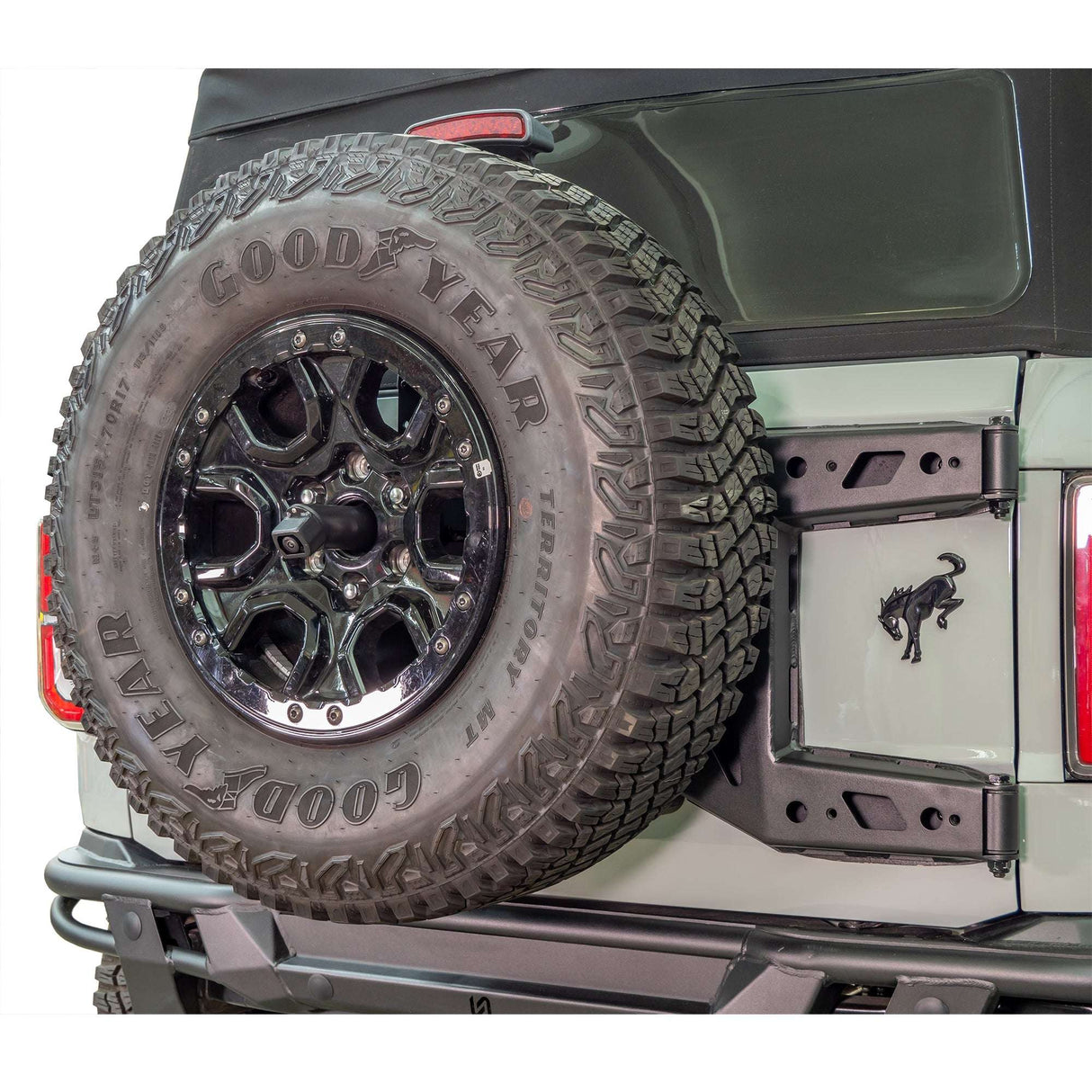 2021-2026 Ford Bronco Adjustable Tire Carrier & Camera Mount Turn_Offroad