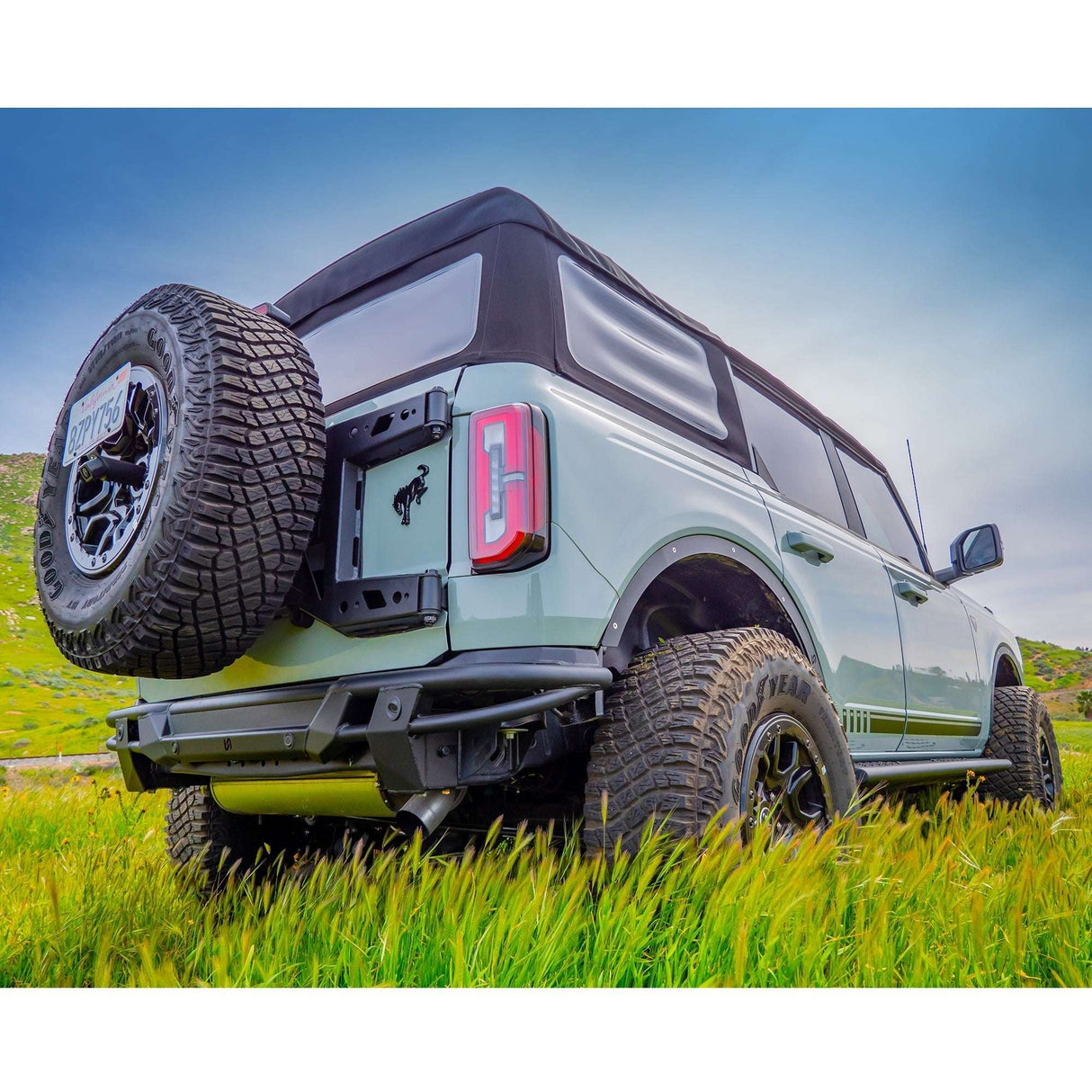 2021-2026 Ford Bronco Baja Tubular Rear Bumper Turn_Offroad