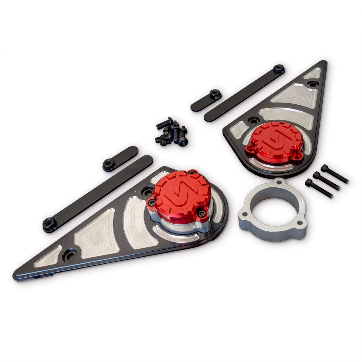 2021-2026 Ford Bronco Billet Lower Control Arm Mount Covers - Pair Turn Offroad