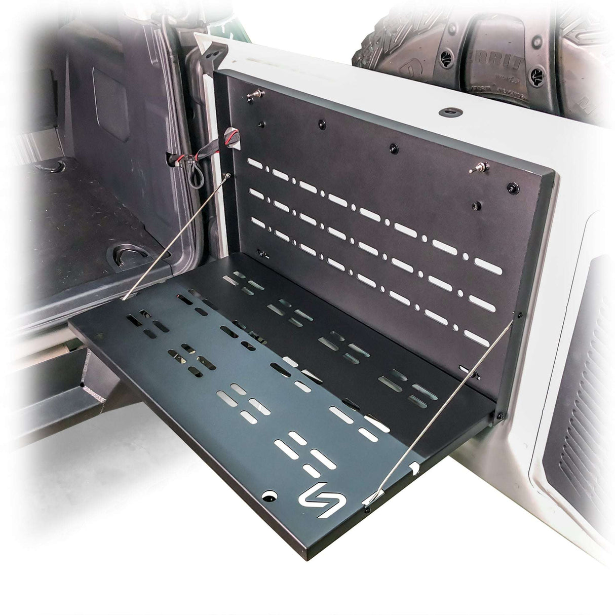 2021-2026 Ford Bronco Fold-Out Trail Table Turn_Offroad