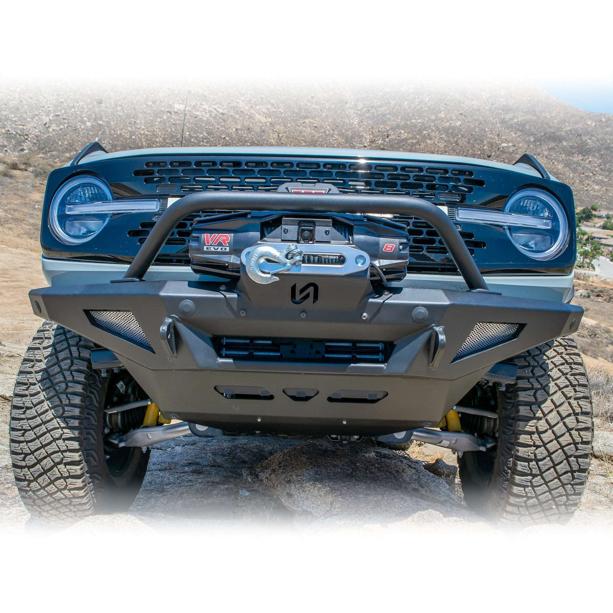 2021-2026 Ford Bronco Front Bumper Package | Bumper | Skid Plate | Winch Mount | Bull Bar Turn_Offroad