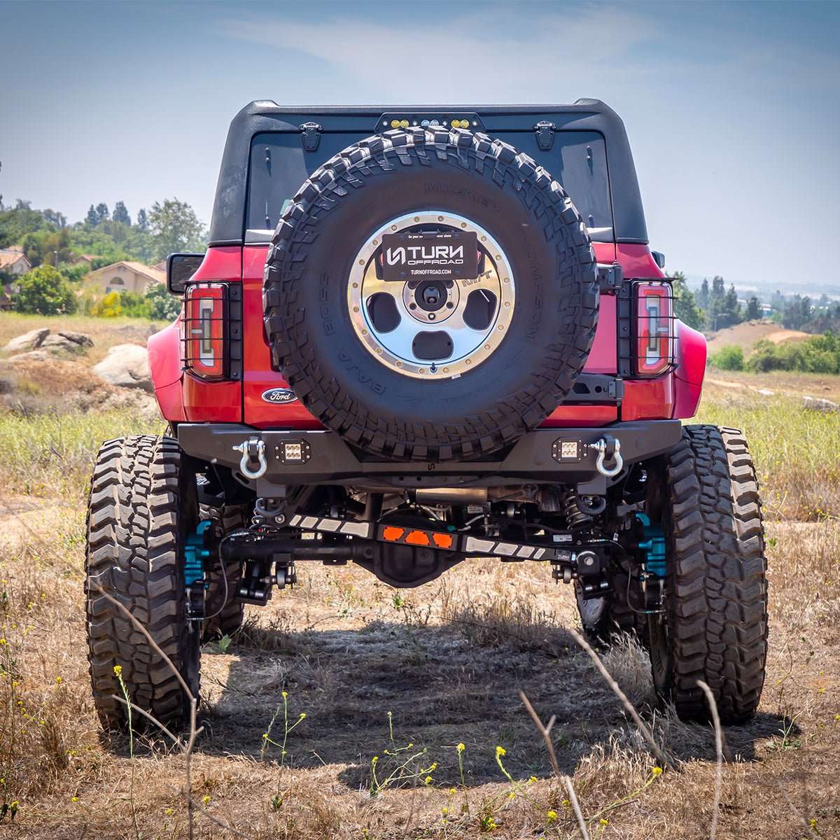 2021-2026 Ford Bronco HD Tire Carrier Tailgate Reinforcement Turn_Offroad