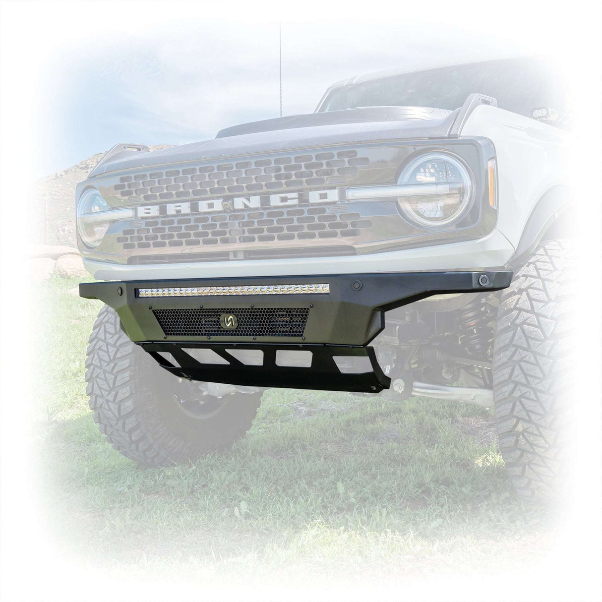 Hyperlyte Front Bumper & Skid Plate for Ford Bronco Turn Offroad