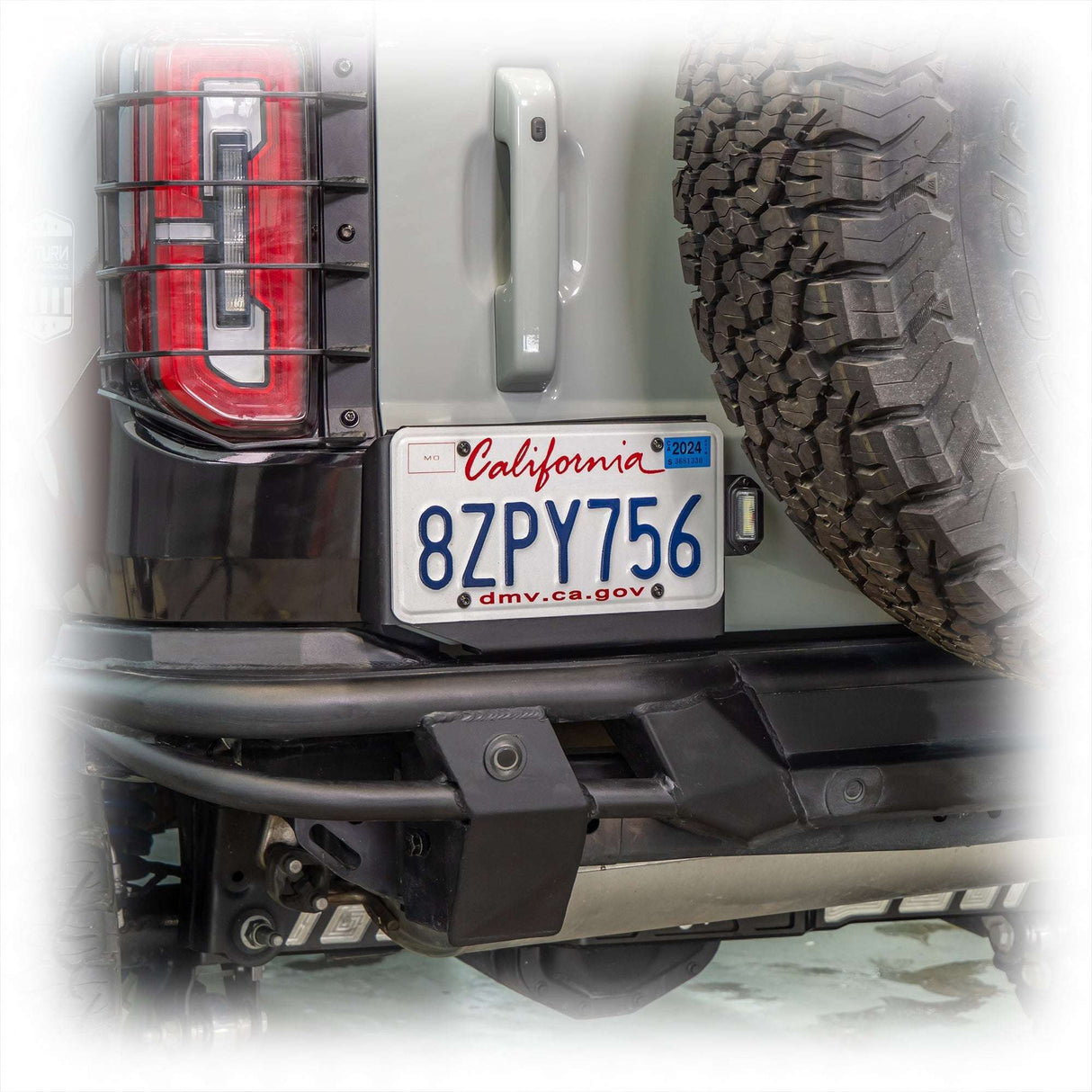2021-2026 Ford Bronco License Plate Relocation Bracket Turn Offroad