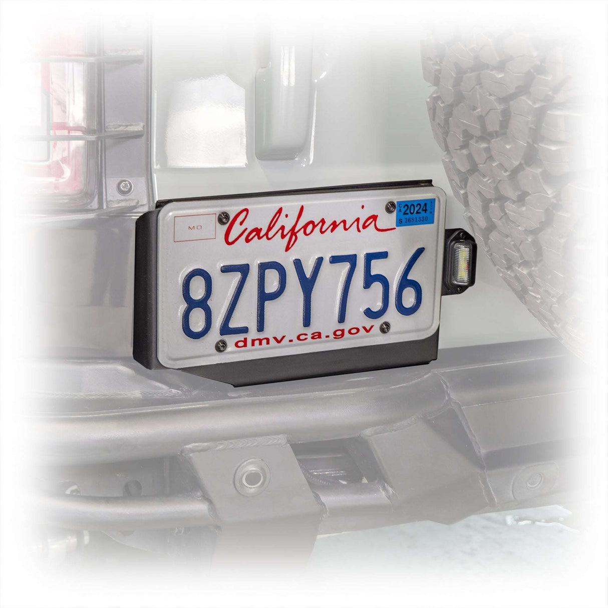 2021-2026 Ford Bronco License Plate Relocation Bracket Turn Offroad
