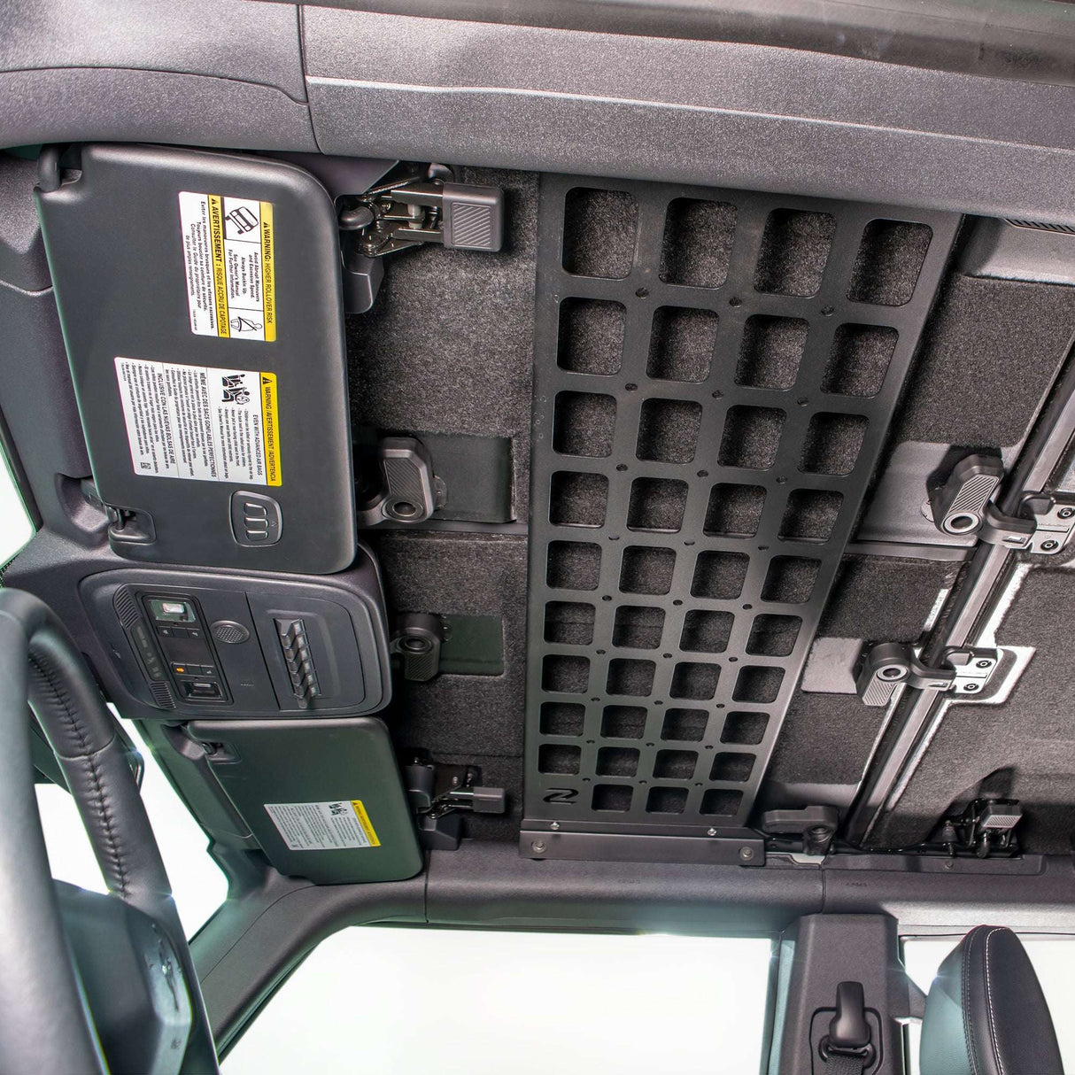 2021-2026 Ford Bronco Overhead MOLLE Panel Storage Kit Turn_Offroad