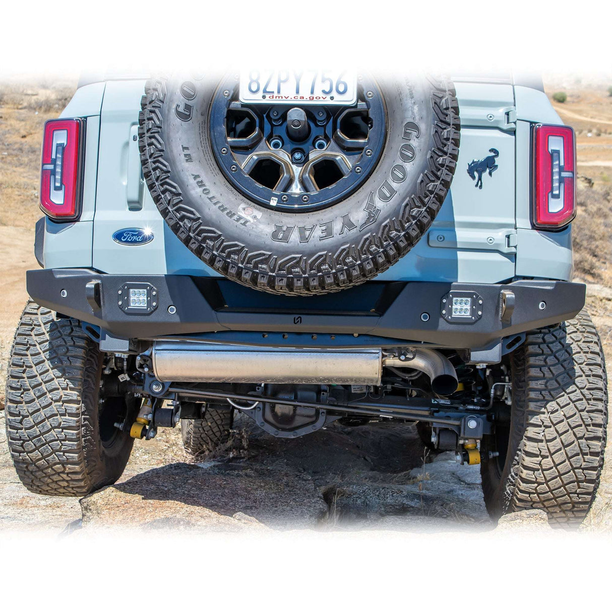 2021-2026 Ford Bronco Rear Bumper - Zero Series Turn_Offroad