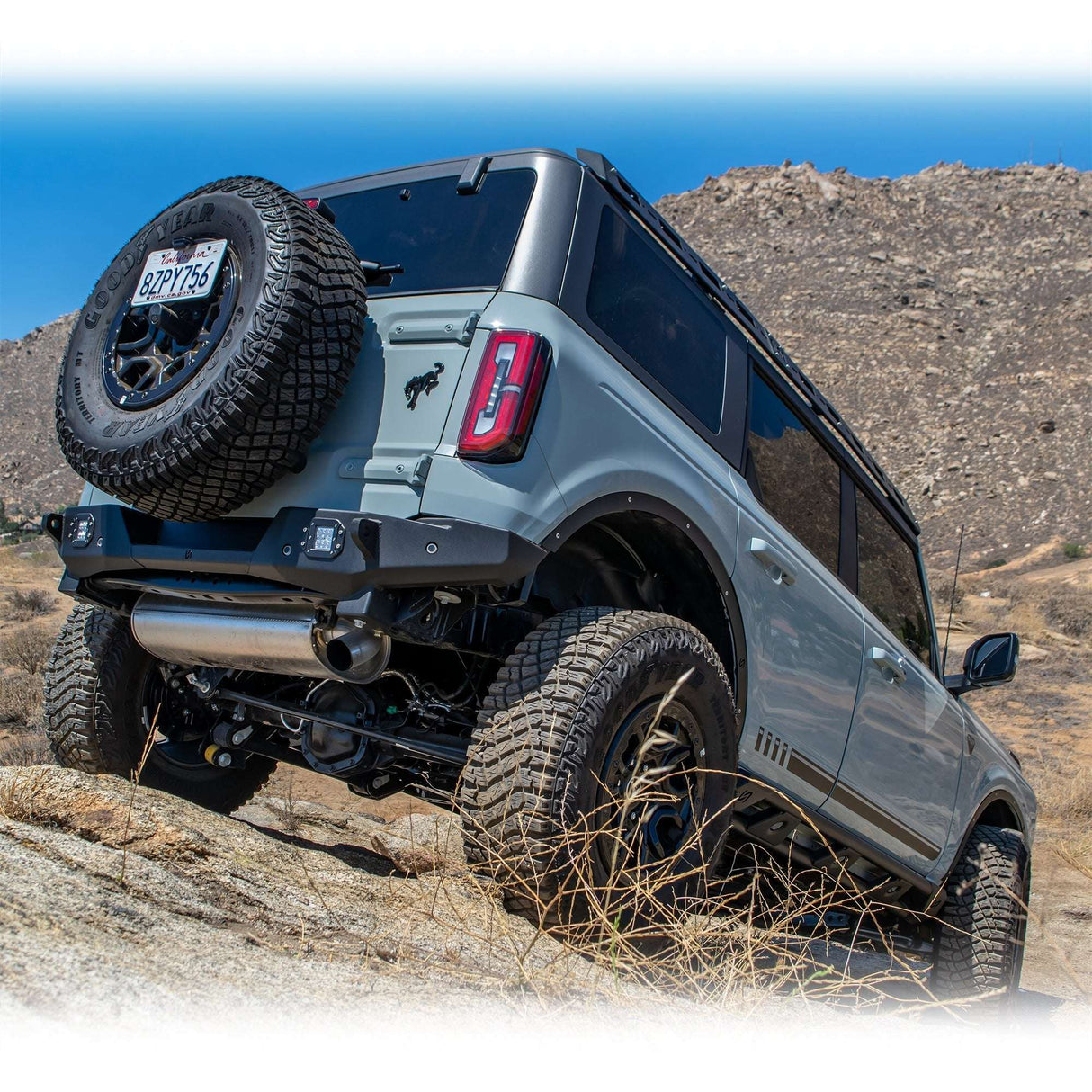 2021-2026 Ford Bronco Rear Bumper - Zero Series Turn_Offroad
