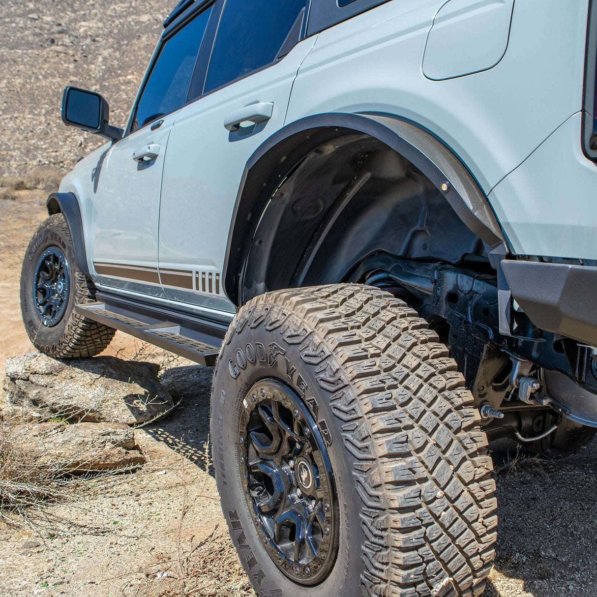 2021-2026 Ford Bronco Steel Fender Flares Kit w/ Marker Lights Turn_Offroad