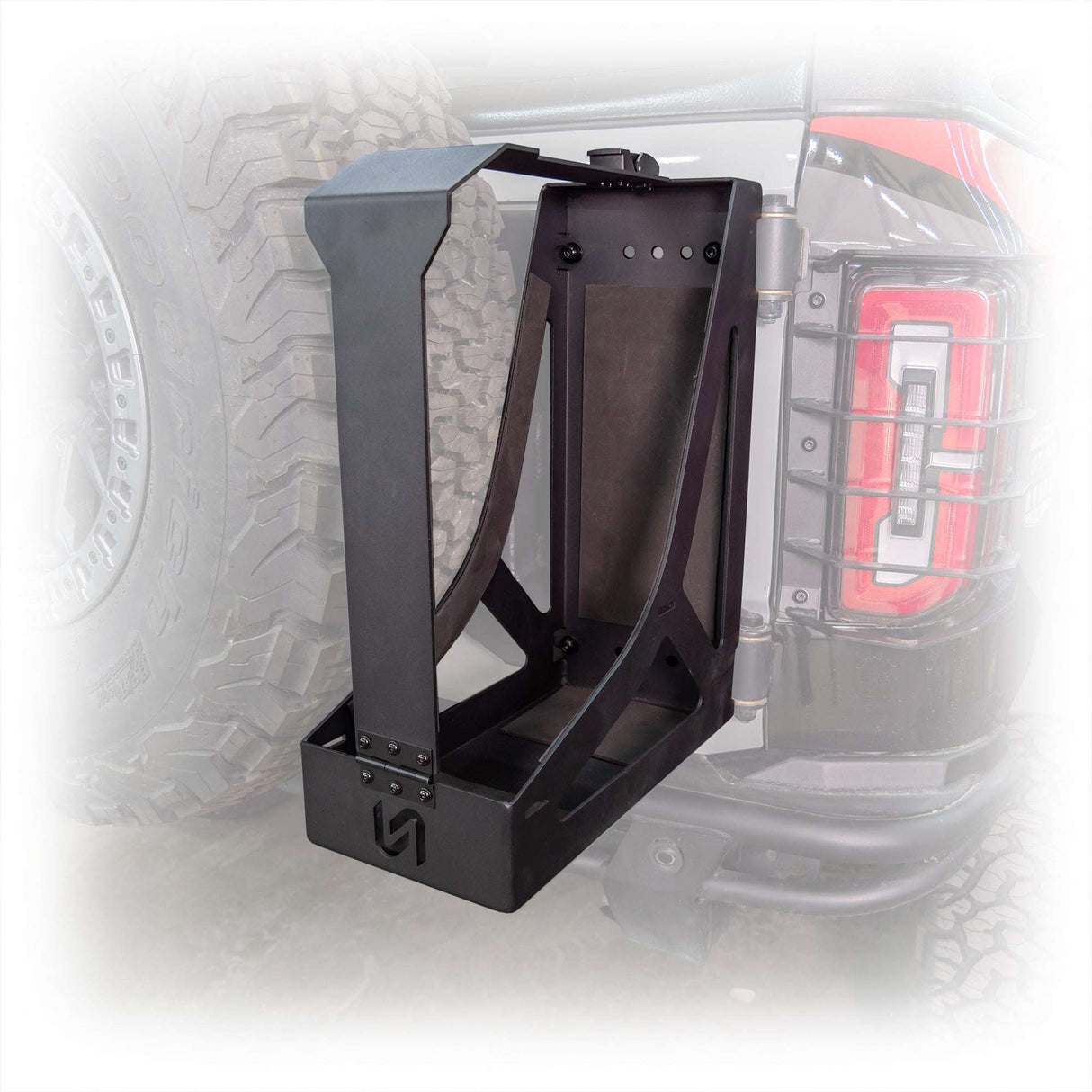 2021-2026 Ford Bronco Tailgate Jerry Can Mount Turn Offroad