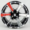 Empire E6 14x7 | -25 Offset Gloss Black w/ Machined Face