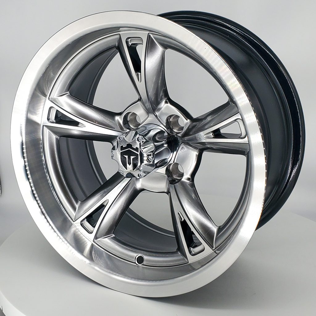 Empire Rodder 14x7 | -25 Offset Hyper Black w/ Machined Face