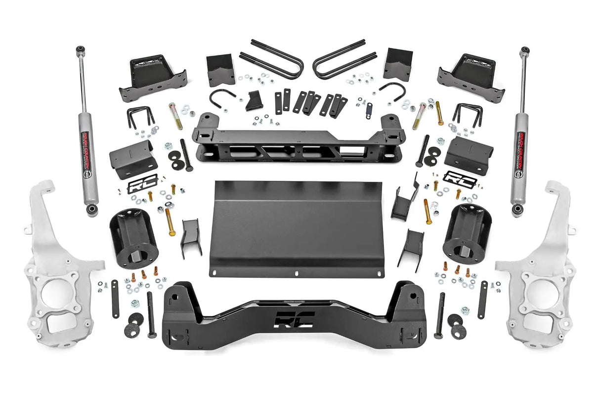 Rough Country 6 Inch Lift Kit Ford F-150 4WD 2021-2026 587-config