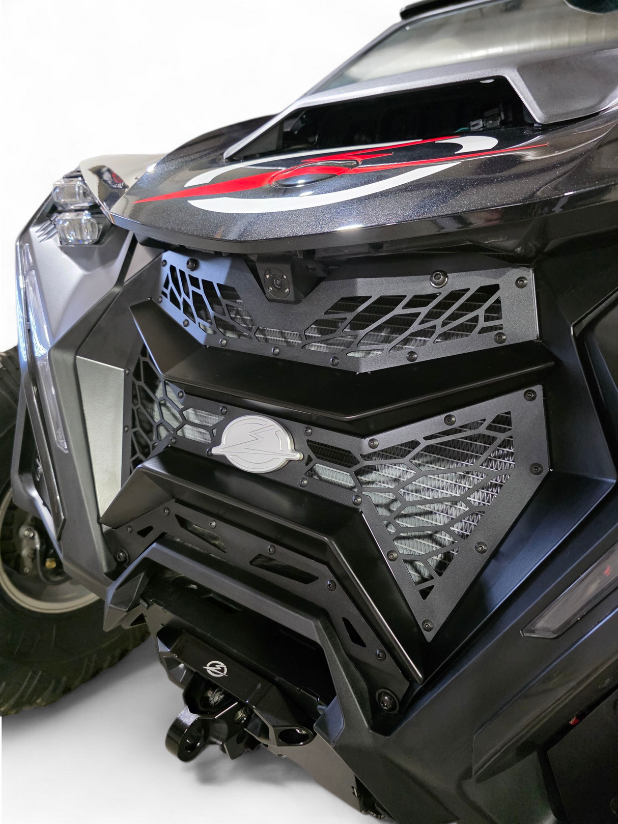 2024+ Can Am Maverick R Volt 3-piece Grille www.elektricoffroad.com
