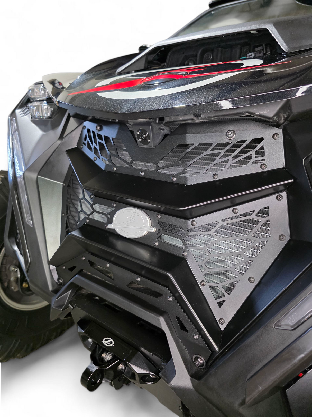 2024+ Can Am Maverick R Volt 3-piece Grille www.elektricoffroad.com