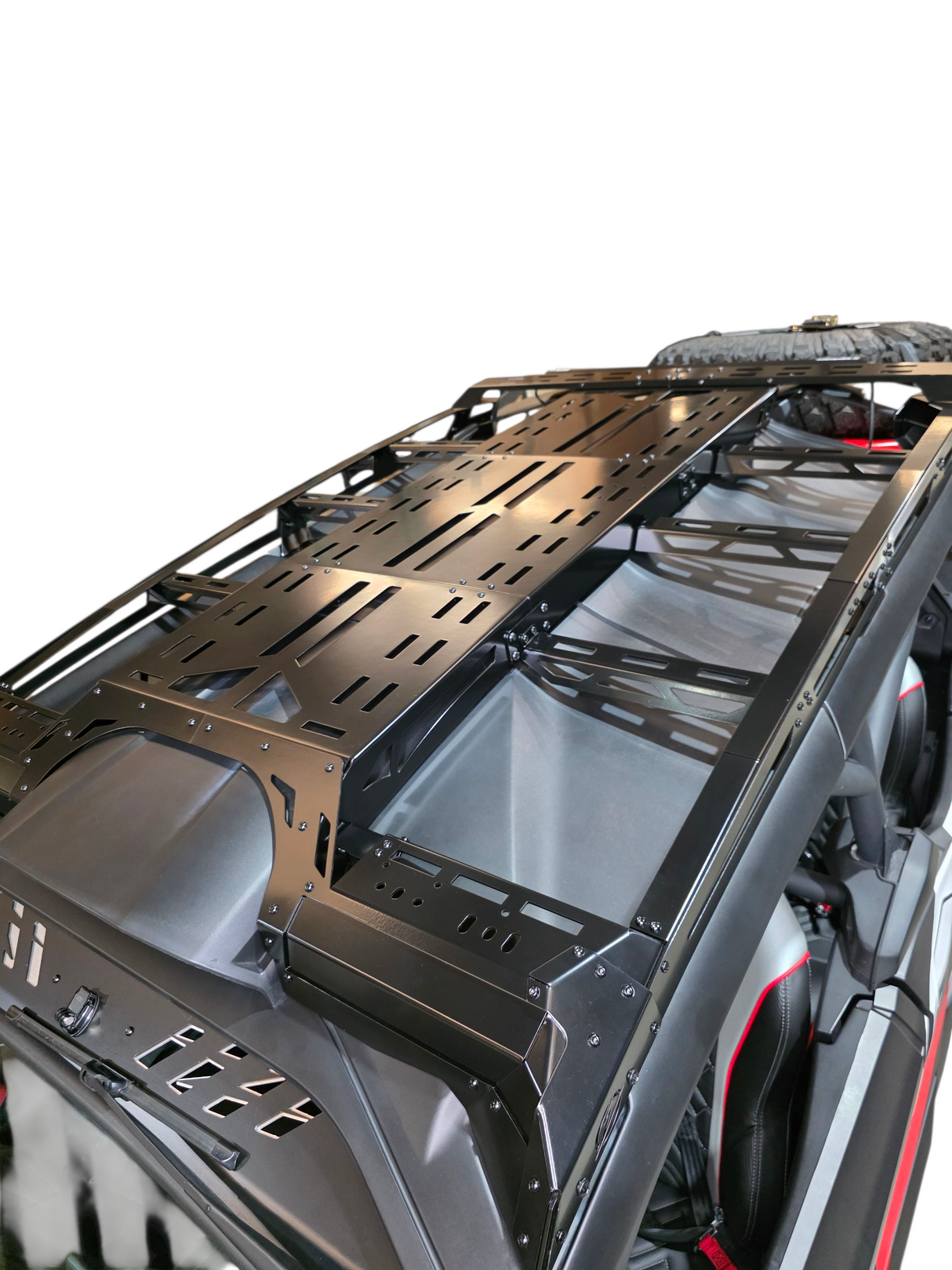 2024+ Can Am Maverick R Max Roof Rack (Works with Can-am Hood Scoop) www.elektricoffroad.com