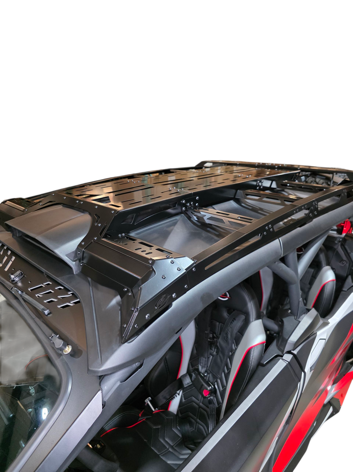 2024+ Can Am Maverick R Max Roof Rack (Works with Can-am Hood Scoop) www.elektricoffroad.com