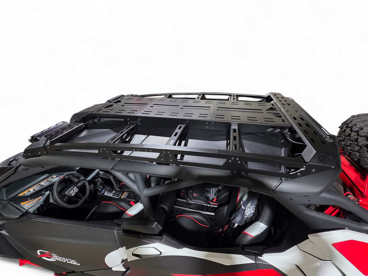 2024+ Can Am Maverick R Max Roof Rack (Works with Can-am Hood Scoop) www.elektricoffroad.com
