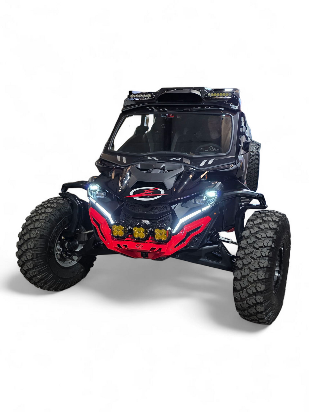 2024+ Can Am Maverick R Max Roof Rack (Works with Can-am Hood Scoop) www.elektricoffroad.com