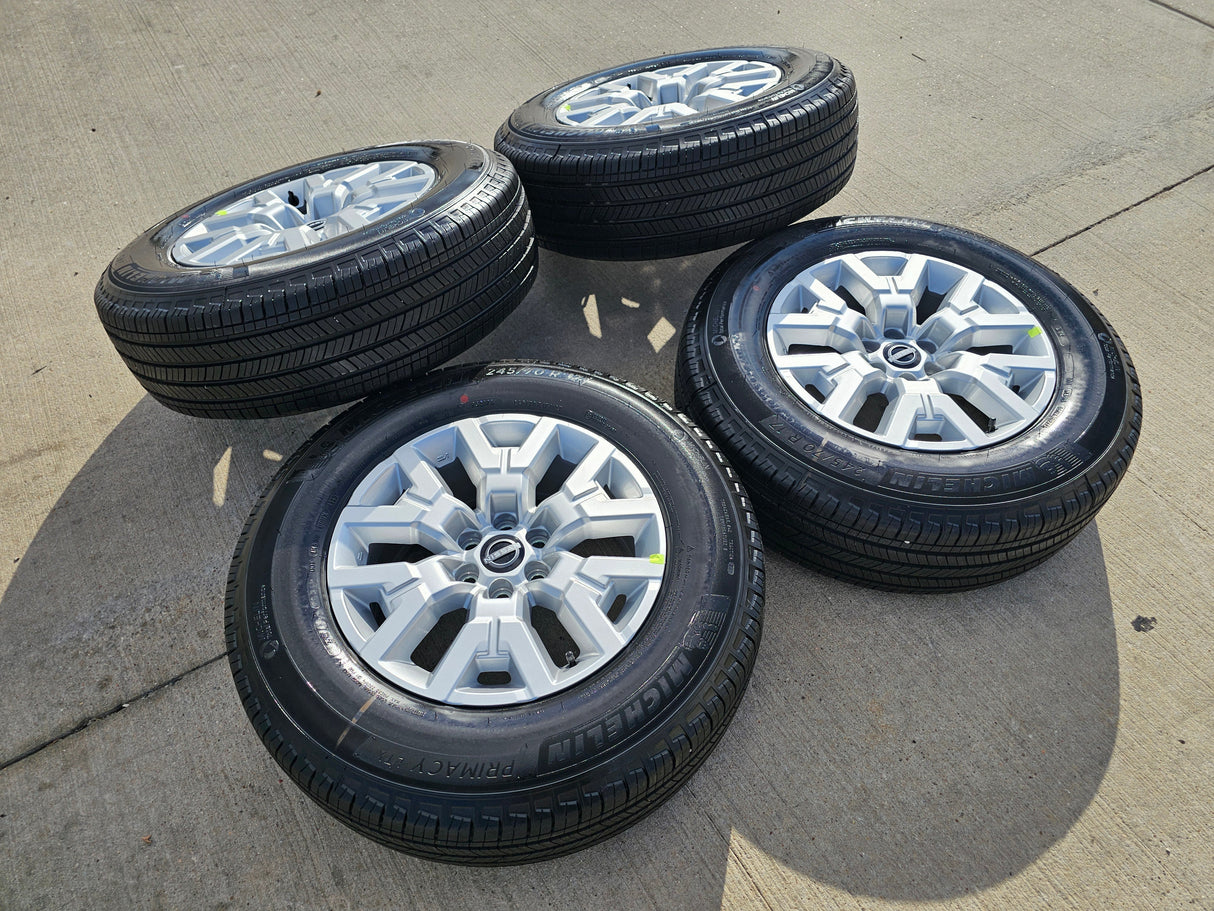 17" Nissan Frontier OEM Desert Runner 62832 wheels rims 2025 2026 NEW MICHELIN Texas Truck Tire