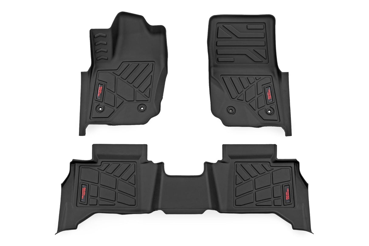 Rough Country Sure-Fit Floor Mats for Toyota 4Runner 2025-2026