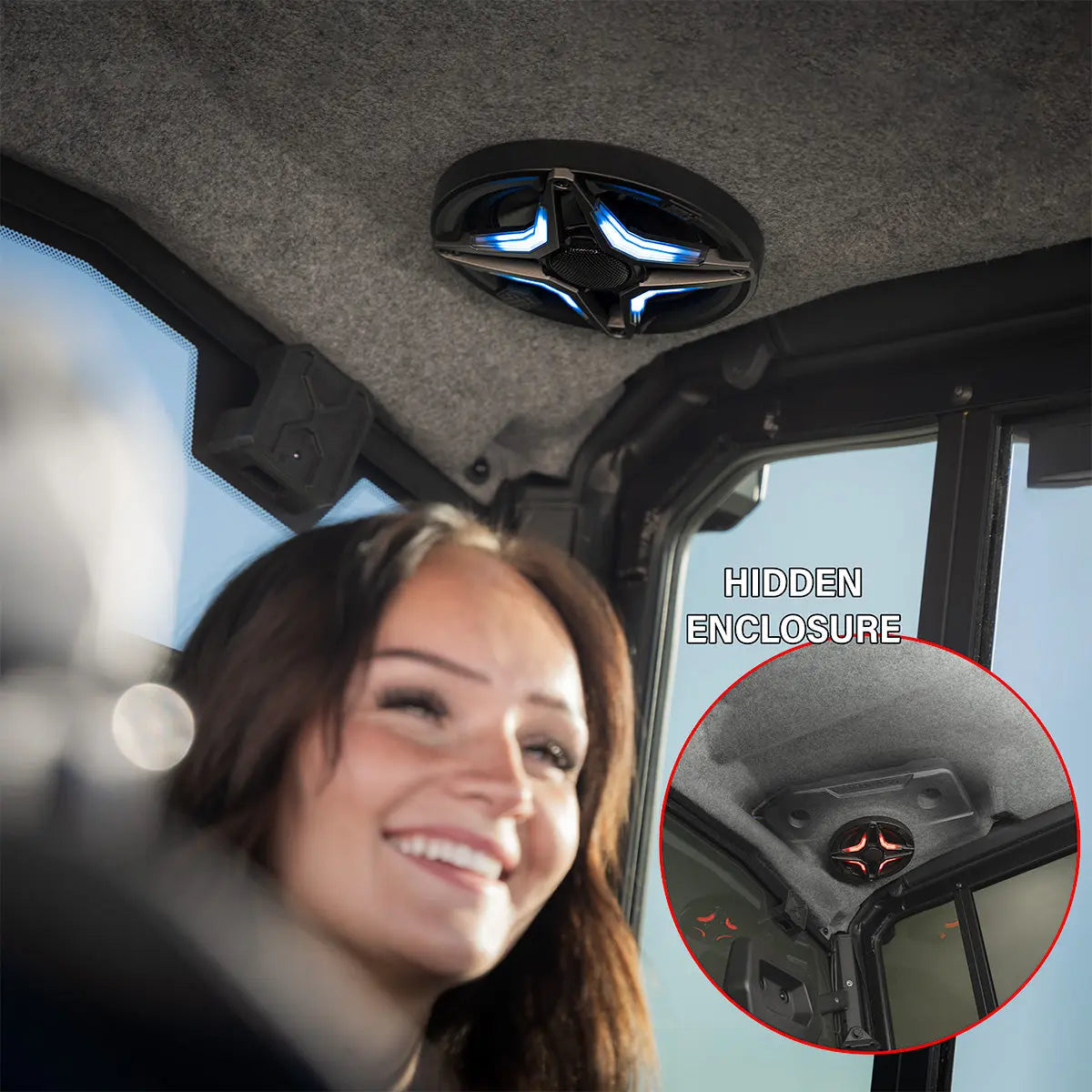 2026-Up CanAm Defender HD11 Phase-7 V-Spec 1,650watt 8-Speaker Audio Kit w/MRB4 SSV Works