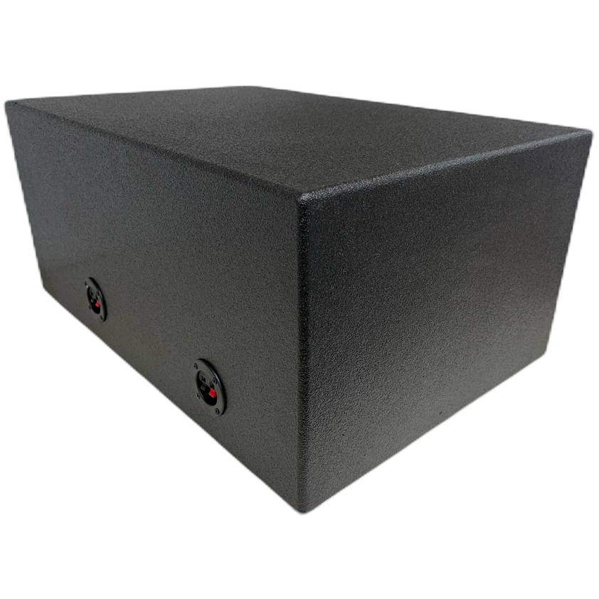 Dual 12" Ported Sub Enclosure XL (Jumbo Air Space) Double Baffled Moon Car Stereo